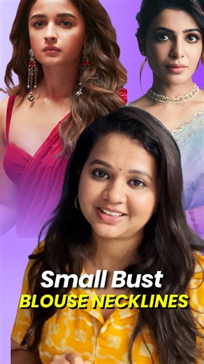 Makeup by aranisindhu | Save & Share Best Blouse necklines for Small Bust [best blouse designs for small bust, blouse styles for small bust women, small bust... | Instagram