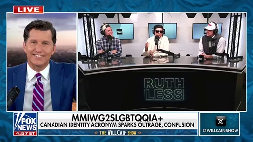 🤔MMIWG2SLGBTQQIA+Canada confuses the world with lengthy gender identity acronym.@RuthlessPodcast reacts: "It's gone from being a group, to now it's like a password you have to set for your banking app."