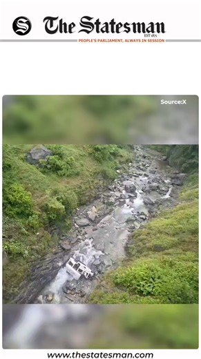 3.5K views · 13 reactions |  Tragic accident in hilly terrain as a maxi taxi plunges into a gorge, leaving 7 dead. Rescue operations are underway to search for survivors and provide aid. #MaxiTaxiAccident #RoadAccident #RescueOperation | The Statesman | Facebook