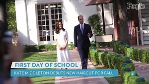 Kate Middleton Debuts a New Fall Haircut at Her Three Children's First Day of School