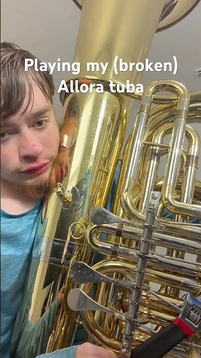 Playing my (broken) Allora tuba