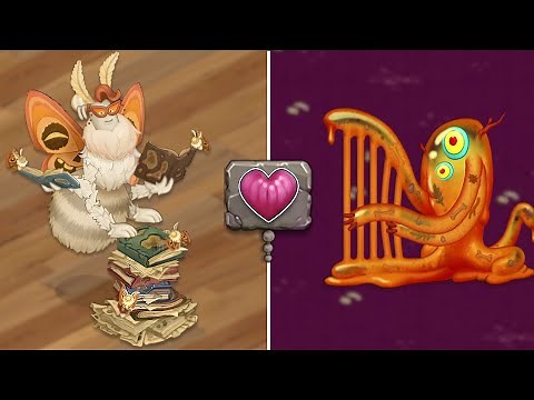 Epic Boo'qwurm, Rare Gloptic - All Animations & Breeding (My Singing Monsters)