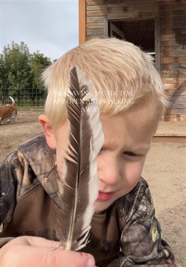 Left my tik tok app open for like 30 seconds and walked away 🤣🙃 little vlogger in the making 🤪 #fyp #farmlife #slowliving