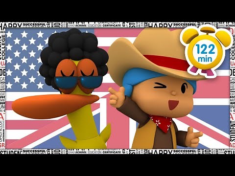 🏫 POCOYO em PORTUGUÊS do BRASIL - Aprende inglês [122 minutos] | DESENHOS ANIMADOS para crianças