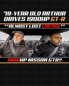 160K views · 2K reactions | 79-years old and still happy to jump in the driver's seat of a 1900hp GT-R  | Livinglifefast LLF | Facebook