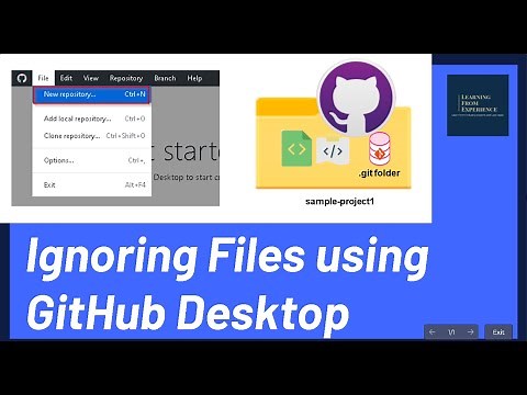 How to use gitignore to ignore files in GitHub Desktop |STOP Committing Unwanted Files!