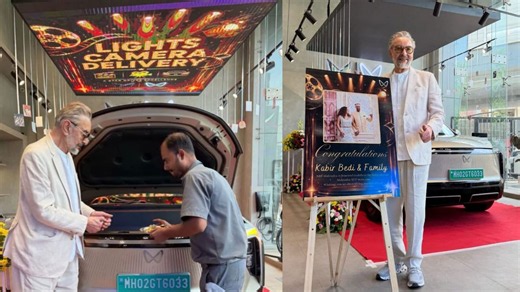 Bollywood actor Kabir Bedi takes delivery of Mahindra XEV 9S electric SUV; details