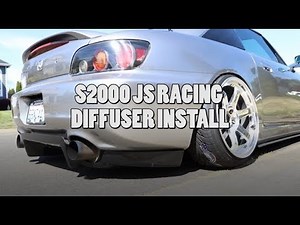 S2000 JS Racing Diffuser Install