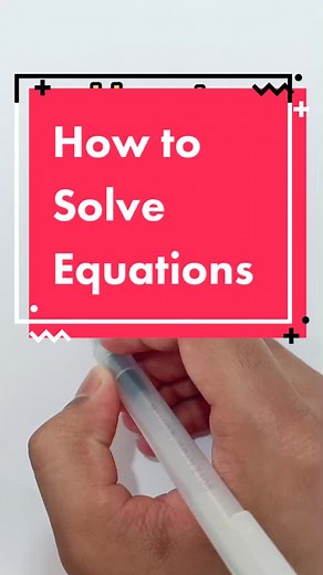 How to Solve Equations Easily