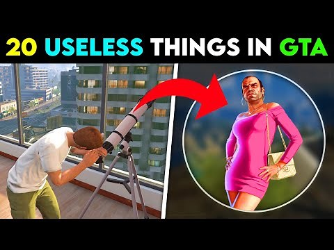 Top 20 *USELESS THINGS* 😱 in GTA GAMES That Should Be REMOVED ft. ‪@GamingGeneration‬
