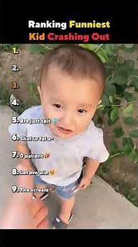 Ranking funniest kid crashing out 🤣
