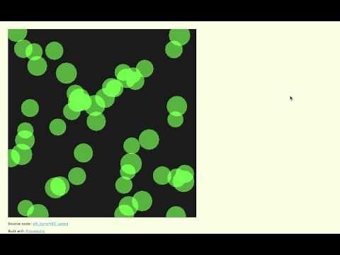 分子運動のアニメーションモデル＜気体＞