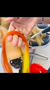 Una técnica para colocar kanekalon de colores | Gabriela Vargas