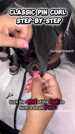How to Do a Pin Curl (Where to Place the Pin for Long-Lasting Curls) | Natural Hair Pin Curls