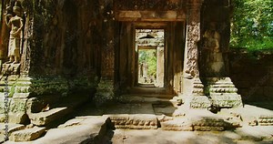 Banteay Kdei Temple with Morning Light in Angkor, Siem Reap, Cambodia
