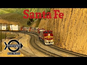 HO Scale 1990’s Santa Fe Dash 8's on Tehachapi Pass