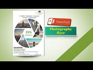 "Creating a Photography Flyer in Microsoft Office: PowerPoint Design Tutorial"