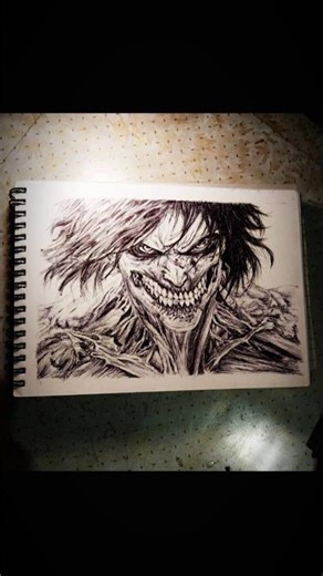 I Drew The ATTACK TITAN... And It's TERRIFYING#art#shorts#animeart