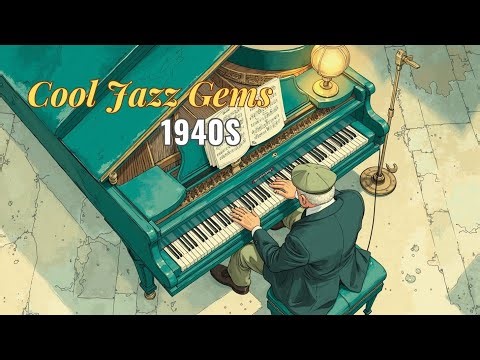 1940s Cool Jazz Gems ~ Vintage Piano Solos for Relaxation & Study