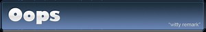 Oops