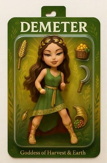 DEMETER 🌾🍇 | Goddess of Harvest & Earth | Bratz-Style Olympus