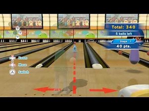 Wii Sports Club Bowling - Spare Pickups Training - 2630 Points (Platinum Medal)