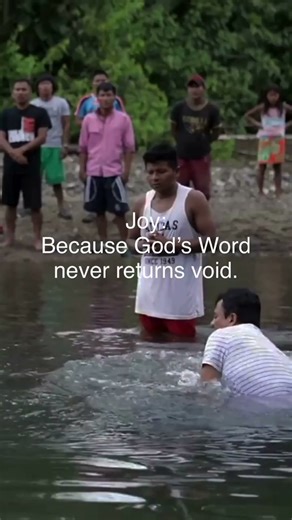 Joy - the effect of God's word.