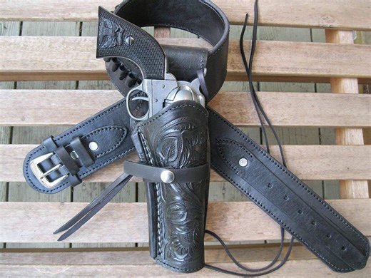 Western Gun Holster Combo Belt & Tooled Holster. Custom Order Many Sizes and CALIBER . Custom Name Engraved. HANDMADE Good Quality. - Etsy