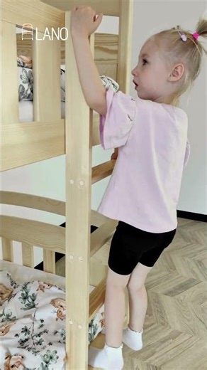 Lano Blanka Gyerek Emeletes Ágy Pótággyal és Ágyneműtartóval 3 | Kimmel Gyerekbútor