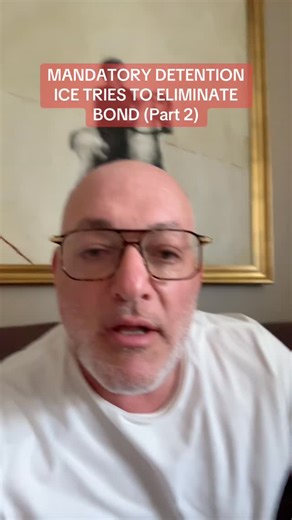 Brad Bernstein on Instagram: "In July 2025, ICE tried to dramatically expand mandatory detention by denying bond to undocumented immigrants arrested inside the United States. Under this policy, ICE claims that anyone who entered without inspection is an “arriving alien,” even if they have lived in the U.S. for decades. That label is being used to deny bond outright. Federal judges are pushing back. Since this policy took effect, detainees have won the overwhelming majority of federal habeas corp