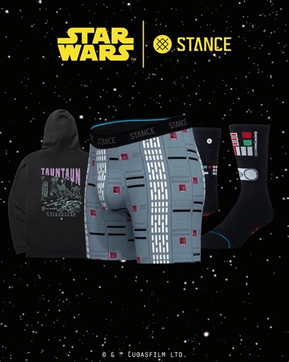 Step into the galaxy with styles from far, far away. Stance's signature comfort meets the saga's most iconic characters. Find your co-pilot. | Stance | Facebook