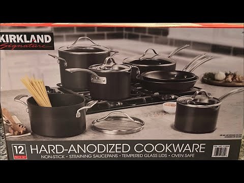 How is the 12 Piece Kirkland Hard-Anodized Cookware? #costco #kirklandsignature