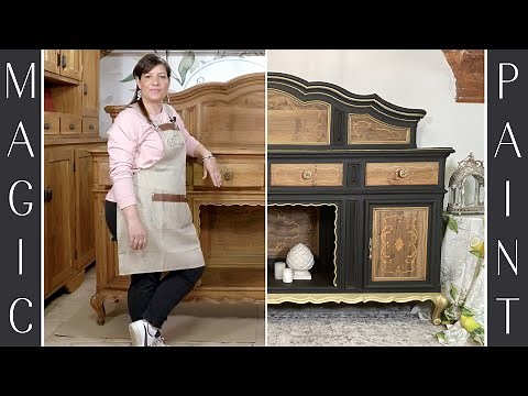 A new life for an antique wooden cupboard! ChalkPaint do-it-yourself. DIY Elisa & MagicPaint!