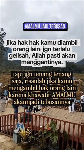 KENAPA AMALMU JADI TEBUSAN? #khawatir #amal #akhirat #hak