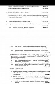 b) What are the requirements for the process of DNA replication... | Filo