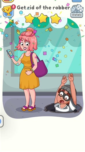 Get Rid Of The Robber 😱 | DOP Level 5 | DOP 5 Delete One Part #sketch #roblox #shortsfeed #toon