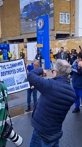 Chelsea fans protest is currently underway. As supporters gather peacefully to express their concerns regarding the club's direction. | Chelsea breaking news