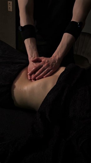 Gentle Stomach Massage ASMR 😌✨ #asmr #relaxation #massage