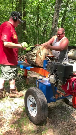 17K views · 166 reactions | In today's firewood video my log supplier/helper Mike & I use the Eastonmade Wood Splitters Ultra wood splitter to split large/heavy hickory rounds out of Mike's Silverado truck bed into a manageable size. | Joe's Premium Firewood | Facebook