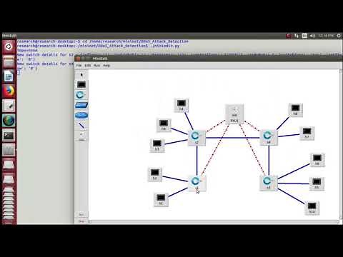DDoS Attack Detection and Mitigation in Software Defined Network | SDN Tutorials