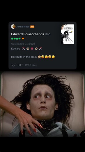 Letterviewd on Instagram: "Edward Scissorhands (1990)"