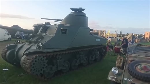 Watch a broken M3 Lee be rebuilt into a running and fully armed war machine
