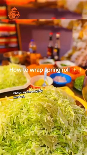 I get this question all the time “How do you fold your spring rolls...