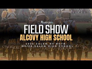 Alcovy High School Field Show | 2025 Salem High School Battle Of The Bands | 4K 2160p 🔥🎥🎬‼️