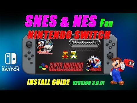Running SNES and Nintendo Games on the Nintendo SWITCH! Install Guide! HomeBrew Launcher 2.0!
