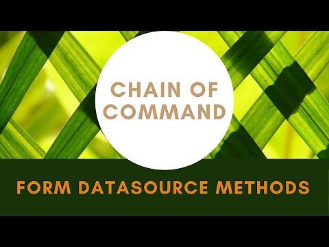 Microsoft Dynamics 365 F&O Chain of Command Form DataSource Methods