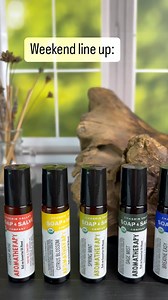 Enjoy synergistic aromatherapy blends anywhere with these compact, travel-friendly bottles bursting with delightful aromatic scents. Simply apply the rollerball to your skin to experience the therapeutic effects of pure essential oils anytime, anyplace. These portable roll-ons are easy to carry with you or tuck away in your nightstand or desk. Our Certified Organic Aromatherapy blends are handcrafted in small batches and blended at a 4.5% skin-safe dilution for adults. Check out our full organic