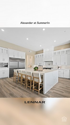 Tour your dream home from the comfort of your couch with Lennar's virtual tours. Walk through the modern open-concept floorplan and experience all the home has to offer with a click of a button. Visit Lennar.com to check it out today! 💻😃🏡 🏡 Alexander Model, The Arches Collection 📍 Summerlin in Las Vegas, NV | Lennar