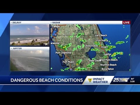Radar: Dangerous beach conditions in South Florida