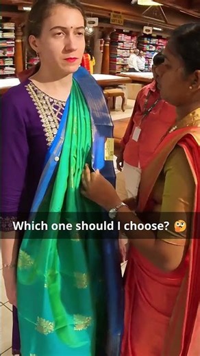 Foreign Bride Trying Indian Wedding Sarees! 🇮🇳💍